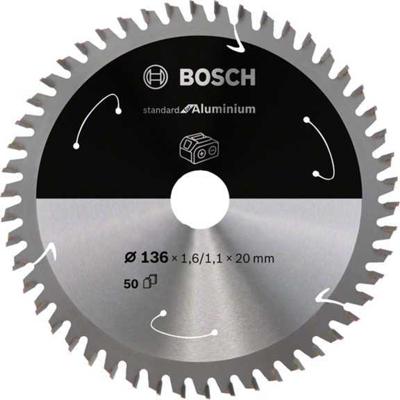 Bosch Accessoires Cirkelzaagblad St Alu 136X20X1.6/1.1X50T - 2608837754 Bosch Accessoires Cirkelzaagblad St Alu 136X20X1.6/1.1X50T - 2608837754