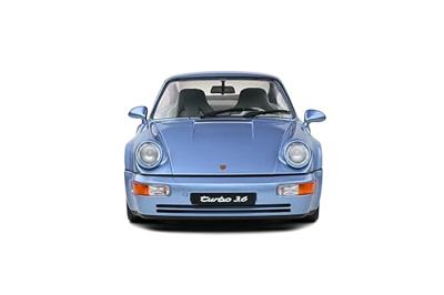 Solido Porsche 911 (964) Turbo 1990 blau 1:18 Auto