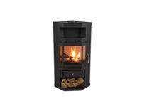 Livn: Houtkachel Falun - Zwart - thumbnail