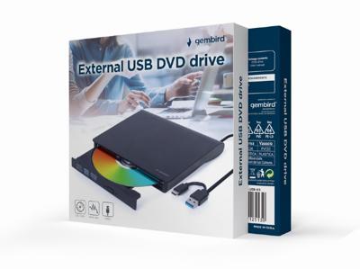 Externe USB CD/DVD brander/speler met USB-C Externe USB CD/DVD brander/speler met USB-C