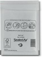 Mail Lite luchtkussenenveloppen, wit, A/000, 110 x 160 mm, doos van 200 stuks - thumbnail