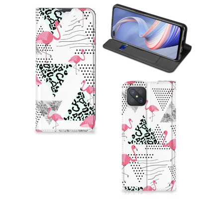 OPPO Reno4 Z 5G | Hoesje maken | Flamingo Triangle