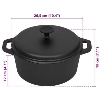 Pan 26,5 cm gietijzer - thumbnail