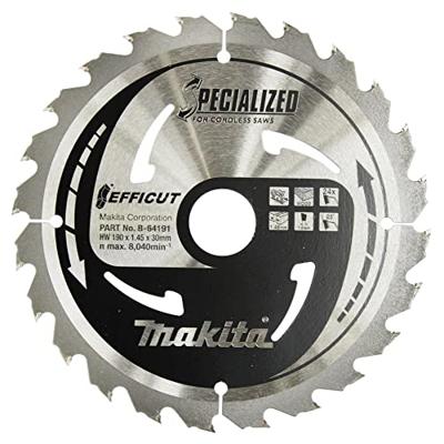 Makita EFFICUT B-64191 B-64191 Cirkelzaagblad 190 x 30 x 1.45 mm Aantal tanden: 24 1 stuk(s)