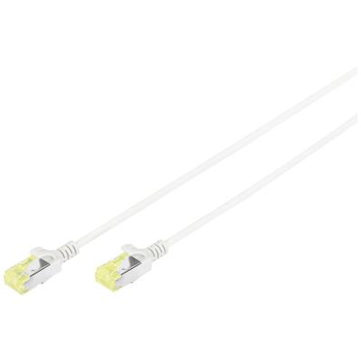 Digitus DK-1624-A-010S RJ45 Netwerkkabel, patchkabel CAT 6A U/FTP 1.00 m Grijs Afgeschermd, Halogeenvrij, Afgeschermd (dubbel) 1 stuk(s)