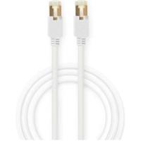 Nedis CCBW85221WT50 Netwerkkabel Cat6 S/ftp Rj45 (8p8c) Male - Rj45 (8p8c) Male 5,0 M Wit - thumbnail