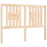 Bedframe met hoofdbord massief hout - thumbnail
