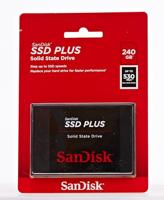 SanDisk SSD PLUS 240 GB SSD harde schijf (2.5 inch) SATA 6 Gb/s Retail SDSSDA-240G-G26 - thumbnail