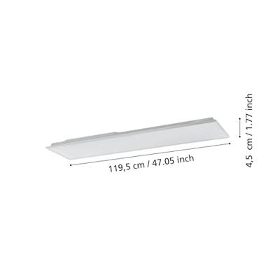 Eglo PlafonnièreZigbee Herrora-Z 120x30cm - 99549