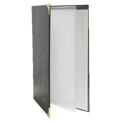 Wijnkaart Securit 4 x 2 tassen zwart