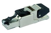 Telegärtner 100023044 RJ45-stekker CAT 6A afgeschermd 100023044 Stekker, recht Aantal polen (sensoren) 8P8C Metaal 10 stuk(s) - thumbnail