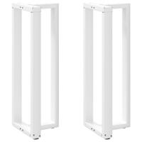 Bartafelpoten 2 st T-vormig 40x35x(110-111) cm staal wit - thumbnail
