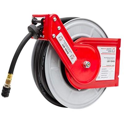 Holzmann Maschinen LSR10HQ Pneumatische slanghaspel 10 m 10 bar Muurbevestiging, Plafondbevestiging