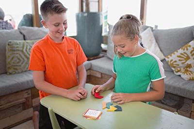 BS Toys puntige puzzel vormen kaartspel - thumbnail