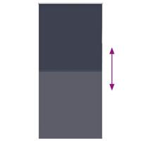 Rolgordijn verduisterend 95x210cm stofbreedte 90,7 cm polyester - thumbnail