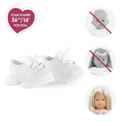 Corolle witte sneakers voor poppen, 36cm