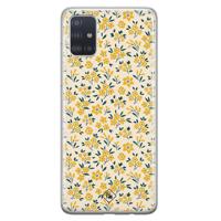 Samsung Galaxy A51 siliconen hoesje - Yellow garden - thumbnail