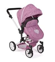 Combi-poppenwagen Linus Plus - Pink Jeans - thumbnail