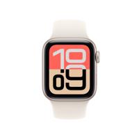 Apple Watch SE 3 GPS 40 mm Smartwatch met kast van sterrenlicht aluminium, sterrenlicht sportbandje (M/L). Conditie en slaap bijhouden, hartslagmonitor, Always‑On display, waterbestendig - thumbnail