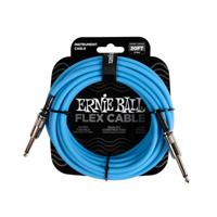 Ernie Ball 6417 Flex 6 meter instrumentkabel blauw - thumbnail