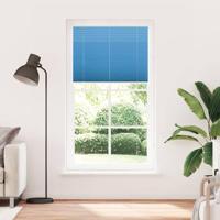 Pliss rolgordijn 105x200cm stofbreedte 104,4cm polyester blauw - thumbnail