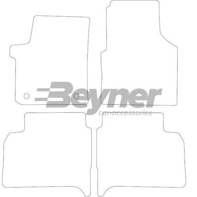 Automatten passend voor VW Amarok 2011- 4-delig BL1940484