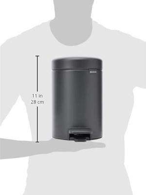 Brabantia pedaalemmer Newlcon 3 liter mineral infinite grey