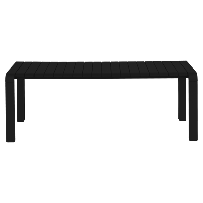 Zuiver Tuinbank 'Vondel' 130cm, kleur Zwart