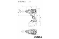 Metabo SB 18 LTX BL Q I Accu-klopboor/schroefmachine Incl. 2 accus, Incl. koffer, Incl. lader - thumbnail