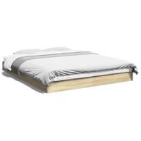Bedframe zonder matras hout sonoma eikenkleurig 160x200 cm - thumbnail