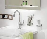 GROHE Eurostyle Cosmopolitan wastafelkraan L-size met afvoerplug met hoge draaibare uitloop chroom 23043003 - thumbnail