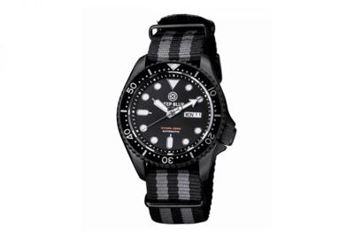 Deep Blue Watches MILPVDNYLON Heren Horloge Automatic 44mm 300M Deep Blue Watches MILPVDNYLON Heren Horloge Automatic 44mm 300M