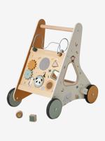 Loopwagen met remmen GREEN FOREST van FSC®-hout geel - thumbnail