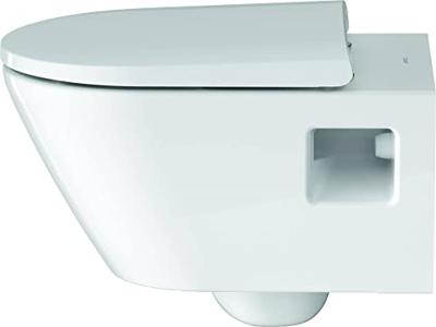 Toilet Duravit D-Neo Wand Rimless Diepspoel 54 cm Hoogglans Wit Duravit