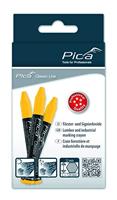 Pica 590/44 Markeerkrijt PRO 12x120mm geel, 12 stuks aftekenkrijt - thumbnail