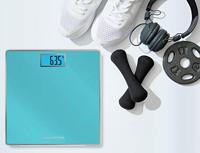 Digitale Personenweegschaal Rowenta BS1503V0 3" Turkoois Gehard glas 160 kg Batterijen x 2 - thumbnail