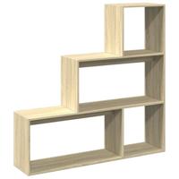 Kamerscherm / boekenkast 123x29x123 cm hout sonoma eiken - thumbnail