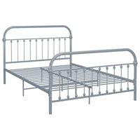 Bedframe metaal grijs 120x200 cm - thumbnail