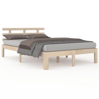 Bedframe massief hout 150x200 cm