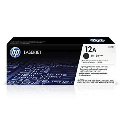 HP toner 12A, 2 000 pagina's, OEM Q2612A, zwart HP toner 12A, 2 000 pagina's, OEM Q2612A, zwart