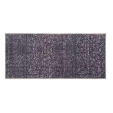 Mat Universal Velvet - antraciet - 67x150 cm - Leen Bakker