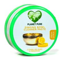 Biologische Vegan Klankschaal Reinigingspasta Citrus - 300g - thumbnail
