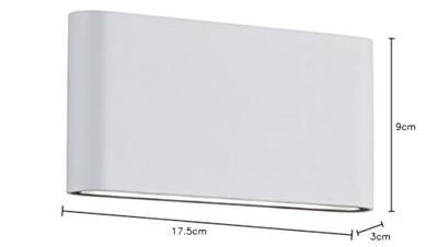 Trio WandlampThames II Up - Down 17,5cm wit - 227660231