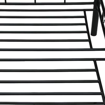 Bedframe metaal zwart 90x200 cm