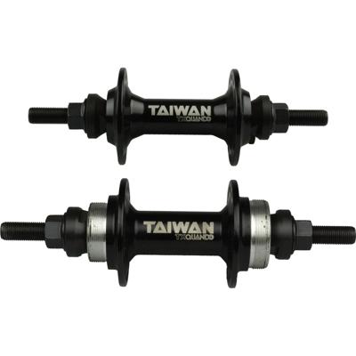 VWP naaf-set bmx-race flipflop m/vaste lagers 36/36g zwart