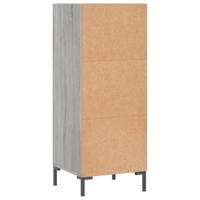 Dressoir 34,5x32,5x90 cm bewerkt hout grijs sonoma eikenkleurig - thumbnail