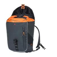 Basil miles tarpaulin fietsrugzak nordlicht - waterdichte zwarte rugzak voor fietsers - 17l - unisex - sportief - zwart - thumbnail