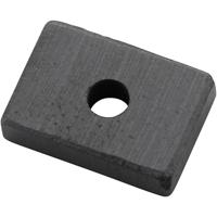 Y-10T Permanente magneet Rechthoekig (l x b x h) 17.5 x 12.5 x 4 mm BaO 1.08 T - thumbnail