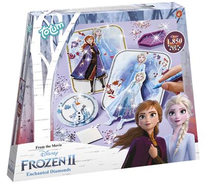Totum disney frozen 2 - 3d kaarten met strassteentjes