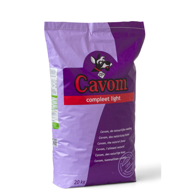 Cavom Compleet Light hondenvoer 2 x 20 kg
